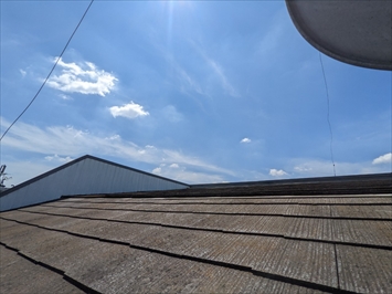 国分寺市泉町にてパラペット付きの屋根の点検を行いました